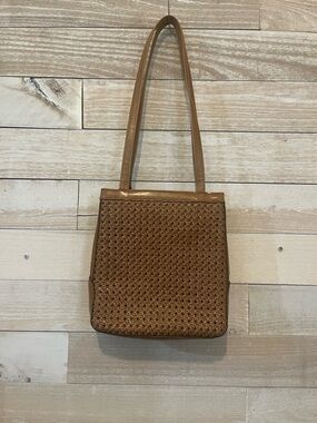 Vintage Liz Claiborne Woven Shoulder Bag